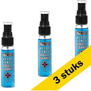 Aanbieding: 3x Muc-Off Helmet, Visor & Goggle Cleaner | Helm- & vizierreiniger | 32 ml