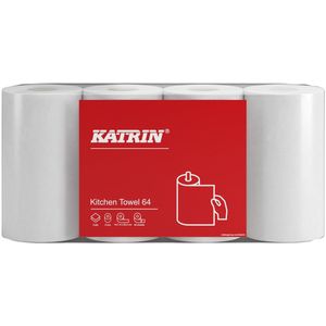 Katrin 87075 Keukenrol 2-laags 64 vellen Wit