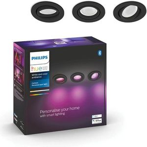 Philips Hue Centura Inbouwspot Rond Per  - Zwart