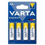 Varta Batterijen Energy - Alkaline - LR06/AA - 1.5 Volt - 4 Stuks