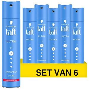 Aanbieding: Taft Ultra Strong Haarspray (6 sprays - 250 ml)