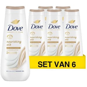 Aanbieding: Dove Douchegel Nourishing Silk (6 flessen - 600 ml)