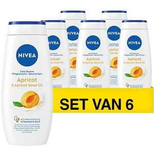 Aanbieding: Nivea Apricot & Apricot Seed Oil Douchegel (6 flessen - 250 ml)