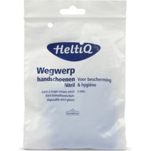 HeltiQ wegwerphandschoenen nitril (1 paar)