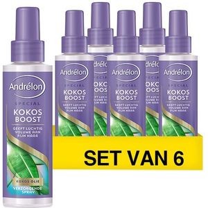 Aanbieding: Andrélon Kokos Boost verzorgende spray (6x 125 ml)