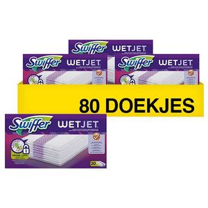 Aanbieding: Swiffer Vloerdoek Wet Jet navulling (80 doekjes)