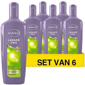 Aanbieding: Andrélon Langer Fris shampoo (6x 300 ml)