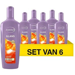 Aanbieding: Andrélon shampoo Glans (6x 300 ml)