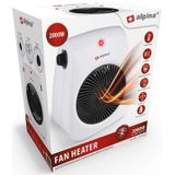 alpina Heater Ventilatorkachel - Elektrisch max 2000W - Verwarmen en Verkoelen - tot 20m2