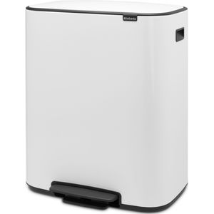 Brabantia Bo Prullenbak - 2 x 30 liter - Afvalscheiding - White