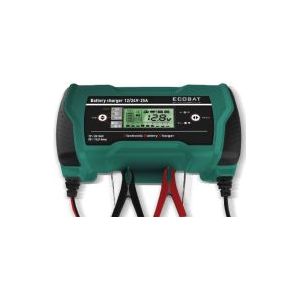 Ecobat EBC25 accu-/druppellader voor Lood, AGM, Gel, Start-Stop (12-24 V, 25 A)
