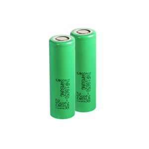 Samsung INR18650-25R / 18650 Li-ion batterij (2 stuks, 3,7 V, 2500 mAh, 20A)