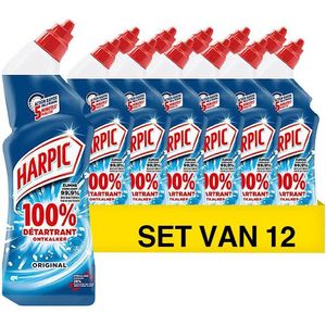 Aanbieding: Harpic Toiletreiniger Ontkalker Original (12 stuks - 750 ml)
