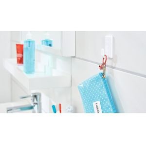 TESA Powerstrips Large Classic Zelfklevende Haak, Verwijderbaar, Wit (pak 2 stuks)