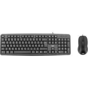 T'NB TNB BRIDGE - Wired mouse + keyboard AZERTY- black (FR)