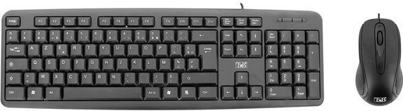 T'NB TNB BRIDGE - Wired mouse + keyboard AZERTY- black (FR)