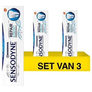 Aanbieding: 3x Sensodyne Repair & Protect extra fresh tandpasta (75 ml)