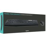 Logitech MK850 Performance Wireless Keyboard and Mouse Combo toetsenbord Inclusief muis RF-draadloos + Bluetooth QWERTZ Zwitsers Zwart