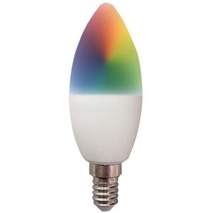 Idinio Smart lamp E14 | Kaars B35 | Mat | RGB + 2700-6500K | WiFi (Tuya) | 5W