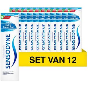 Aanbieding: Sensodyne Tandpasta Extra Fresh Gel (12 tubes - 75 ml)