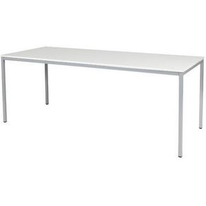 Schaffenburg Tavolo Tafel, 200 x 80 cm, Wit, Aluminium