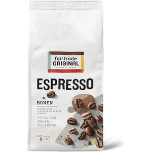Fairtrade Original Espresso Koffiebonen (doos 4 x 1000 gram)