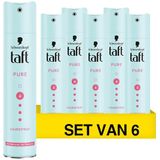 Aanbieding: Taft Ultra Pure Hold Haarspray (6 sprays - 250 ml)