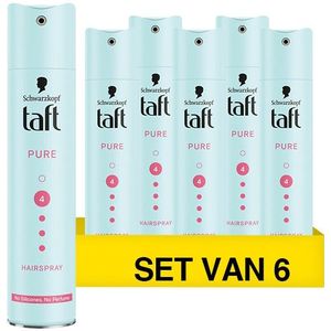 Aanbieding: Taft Ultra Pure Hold Haarspray (6 sprays - 250 ml)