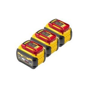 Starterset: 3x DeWalt DCB546-XJ / XR FlexVolt accu's (18V / 54V, 6.0Ah, origineel)