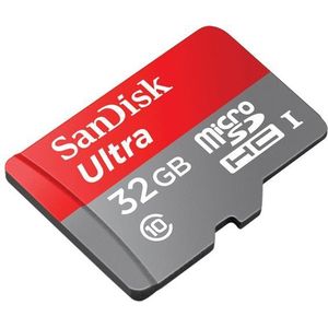SanDisk - Ultra MicroSDHC UHS-I-kaart - 32GB - Klasse 10 - A1