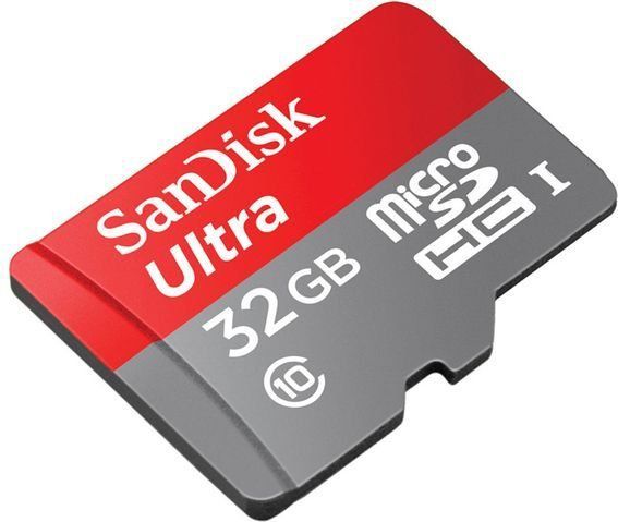 SanDisk - Ultra MicroSDHC UHS-I-kaart - 32GB - Klasse 10 - A1