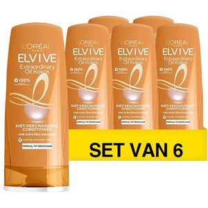 Aanbieding: L'Oreal Elvive Extraordinary Oil Kokos Conditioner (6 flessen - 200 ml)