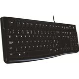 LOGITECH K120 Corded Keyboard black USB - EER (ETI)