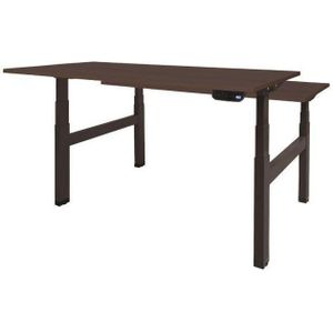 Schaffenburg Dextro Plus Duo Verstelbaar Bureau, 140 x 80 cm, Logan,  - Zwart