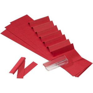 Atlanta Ruiterstroken voor Alzicht Ruiters, Karton, 13 × 65 mm, Rood