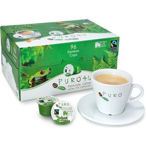 PURO Koffiecapsules Espresso, Fairtrade (doos 96 stuks)