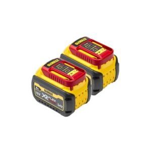 Starterset: 2x DeWalt DCB546-XJ / XR FlexVolt accu's (18V / 54V, 6.0Ah, origineel)