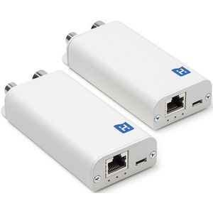 multimedia (internet) over coax adapter set van 2 stuks