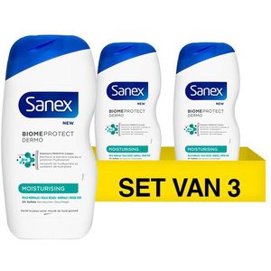 Aanbieding: 3x Sanex Dermo Hydrate douchecreme (500 ml)