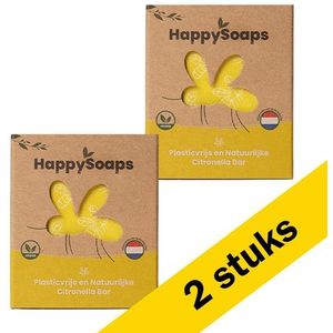 Aanbieding: HappySoaps Anti-Insect Bar | Citronella & Krachtige Munt (4 x 20 gram)