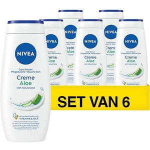 Aanbieding: Nivea Creme Aloe Douchegel (6 flessen - 250 ml)