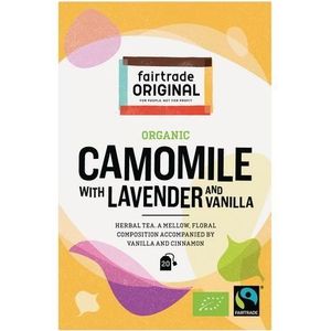 Fairtrade Original Organic Thee, Camomile, Lavender With Vanilla