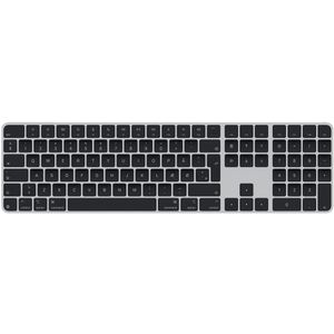 Apple Magic Keyboard h Touch ID and Numeric Keypad for Mac models h silicon - Danish - Black Keys - Wit