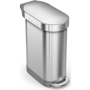 Prullenbak - Zwart - Kunststof - 30 Liter