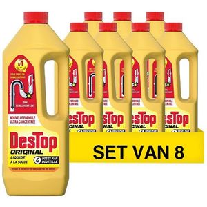 Aanbieding: Destop Vloeibare Ontstopper Met Soda (8 flessen - 950 ml)