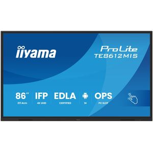 iiyama - ProLite TE8612MIS-B4AG - Interactief Scherm - 4K UHD