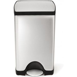 Simplehuman Code J pedaalemmer (30 liter, zilver)