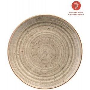 Bonna Terrain Gourmet Bord Plat 25 cm Crème (1 pak x 12 stuks)
