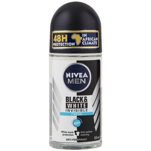 Nivea deoroller Invisible Black & White Fresh (50 ml)