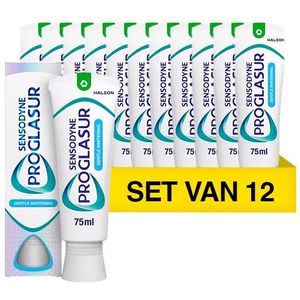 Aanbieding: Sensodyne Tandpasta Proglasur Whitening (12 tubes - 75 ml)